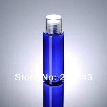 100ml AZUL/TANSPARENT/BRANCO de GARRAFA PET ou azul wc garrafa de água ou frasco de loção