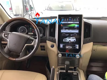 Tesla vertical de tela auto-rádio, leitor de DVD para TOYOTA Land Cruiser 2018 som do Carro multimídia android GPS de navegação de DVD, leitor de