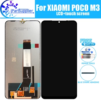 Para Xiaomi POCO M3 Display LCD + Touch Screen Digitalizador Assembly 100% Novo Testado Tela LCD+Touch para Xiaomi POCO M3.