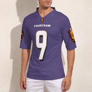 Seu Design Baltimore N.º 9 Futebol Camisas De Homem Vintage Rugby Jersey Treino Da Equipe Personalizar Camisas De Rugby