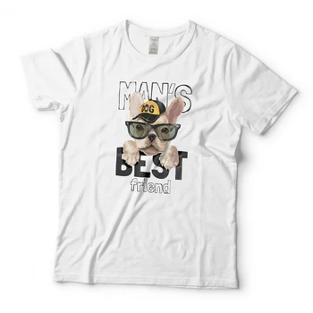 BLINGPAW Gráfico T-Shirts Cães Bonitos T-shirt de Impressão Puro Algodão do Unisex do Verão, Camisetas, Tops 2022 Amante do Cão do Tshirts