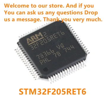Original Autêntico STM32F205RET6 LQFP-64 ARM Cortex-M3 de 32 bits do Microcontrolador MCU