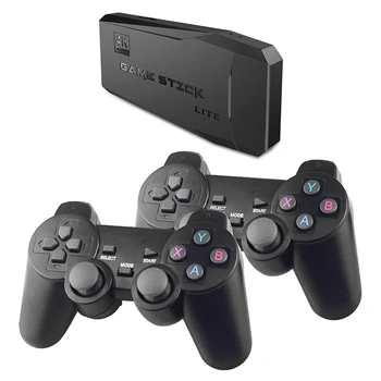 Lite Wireless de Vídeo Retro, Consola de jogos Construído-Em Jogos de Jogos Portátil Player compatível com HDMI compatível com o Bolso do Jogador do Jogo