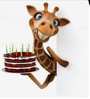 Girafa Serve Bolo Transparente Padrão Claro de Carimbos para DIY Scrapbooking/cartões/Natal das Crianças Divertido Decoração