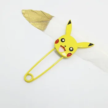 Kawaii Pokemon Broche Pikachu Anime Bonito Pin Camisola Pin Chapéu Saco De Meias Acessórios Para Decorar Anti-Brilho, Desenhos Animados Brinquedos De Meninas Dom