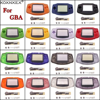 DIY Conjunto Completo Carcaça de Plástico, Shell Case Capa p/ Tela Lente,o Botão definir para GameBoy Advance Para GBA console