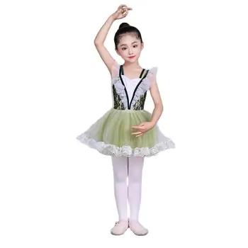 2022 Bonito Tutu De Ballet Vestido Para Crianças De Dança Menina Roupas De Ballet Crianças Roupa Para Meninas