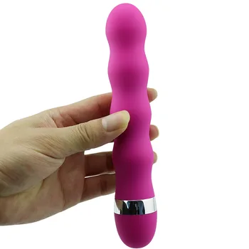 Silicone Nervuras Forte Vibração para as Mulheres em Silêncio Elétrico Vaginal, Masturbação Brinquedo para as Mulheres Vibradores Mulheres Poderosas Extrema