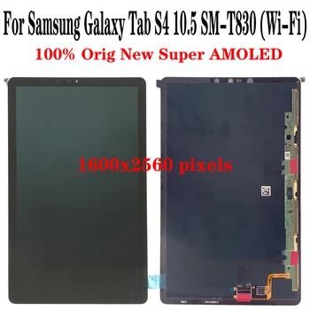 Shyueda Original Para Samsung Tab Galaxy S4 10.5 SM-T830 (Wi-Fi) Super AMOLED 1600x2560 Tela LCD Touch screen Digitador