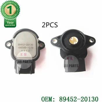 Conjunto de 2 TPS Posição do Acelerador Sensor 89452-20130 8945220130 198220-1131 TPS Sensor Para TOYOTA IPSUM (_XM10) 89452-20130