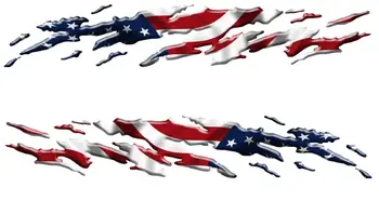 De Barco, Carro, Caminhão De Reboque Bandeira Americana Gráficos Decalque Bandeira De Corrida Adesivos Envoltório
