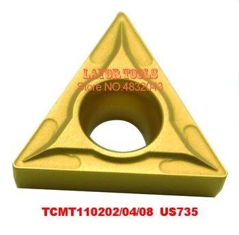 TCMT110202 US735/TCMT110204 US735/TCMT110208 US735, pastilhas para torneamento, a ferramenta de suporte para barra de mandrilar