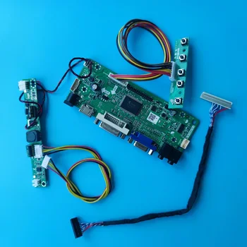 Kit Para LM215WF3(SL)(A1)/SLA1 LM215WF3 1920X1080 tela do Controlador de placa DVI 30pin LCD VGA de DIY driver da placa de 21,5