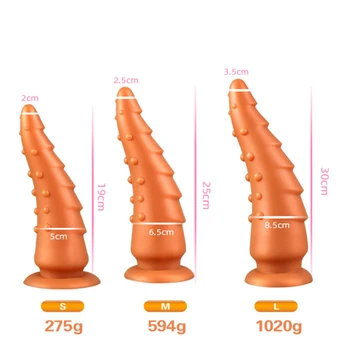 30*8.5 cm Macio Longo Plug Anal Grande Butt Plug Anal Expansor Vagina Grande Estimulador Anal Esferas de Próstata Massager de Brinquedos Sexuais Para as Mulheres
