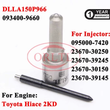 Novo Diesel Bico DLLA150P966 Common Rail Injector DLLA 150 P 966 (093400-9660) Para Toyota Hiace 2KD 23670-39145 23670-30150