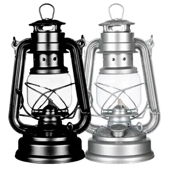 Lâmpada de querosene Ajustável Refratária de Vidro Vintage Lâmpada a Óleo com Alça Exterior Transparente Pendurar Lanterna de Petróleo a Decoração Home