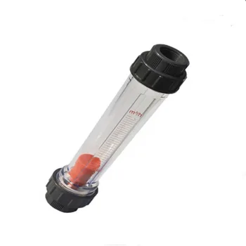 LZB-15S Plástico Medidor de vazão de Água Rotameter (Tubo Curto BSP Conexão) faixa de Vazão 10-100L/h,LZB15S Ferramentas de Medidores de Vazão
