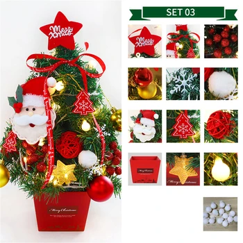 Mesa Mini Árvore De Natal Artesanato De Enfeite De Adição De Natal Ambiente Acolhedor Para A Festa De Natal Decoração Nin668