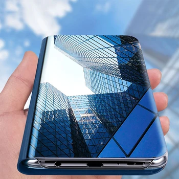 Smart Mirror Case Para Samsung Galaxy A01 SM-A015F/DS Casos Fundas Flip Cover Para Samsung A01 01 Caso de Telefone Para Galaxy A01 Etui