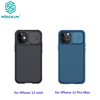 NILLKIN CamShield Pro Magnético do Caso Para o iPhone mini-12 tampa deslizante para a câmera de proteção para o iPhone 12 Pro Max. caso tampa traseira