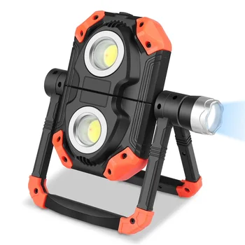1000LM Super Brigh Diodo emissor de Luz de Trabalho Portátil Recarregável USB 360° Dobrável Acampamento ao ar livre Lâmpada de Pesquisa Lanterna de LED de SABUGO Projectores