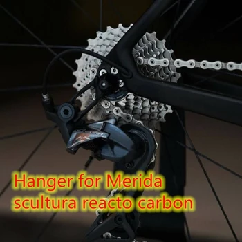 2pcs de Bicicleta Montagem Direta Desviador cabide para Shimano Mérida scultura reacto Quadro de carbono de Mérida cabide extender mech eliminação