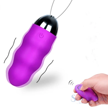Sourcion 10 Velocidades Feminino Ovo Vibratório USB Recarregável de Brinquedos Sexuais para a Mulher sem Fio Clitóris Vibrador de Controle Remoto Adultos Brinquedo