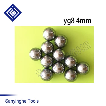4mm YG8(60PCS/lotes) de liga de bolas, bola de carboneto para inserir instrumento de assunção e caneta ferramenta para tomada de peça de máquina, rolamentos, válvulas