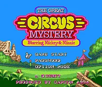 O Grande Circo Mistério de 16 bits MD Cartão de Jogo Para o Sega Mega Drive Para Gênesis